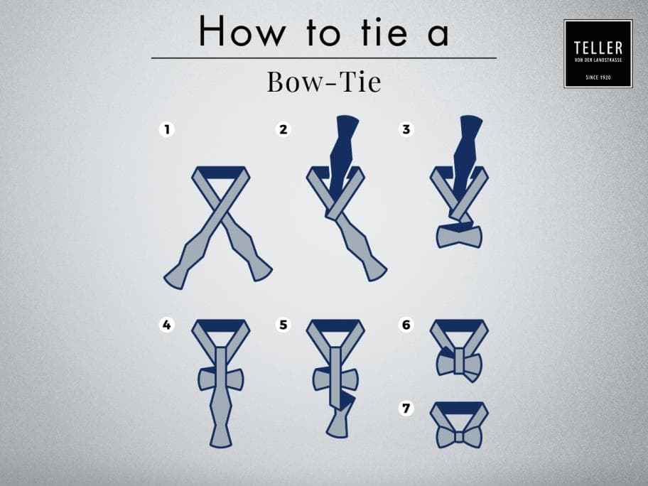 Anleitung für das Binden einer Masche