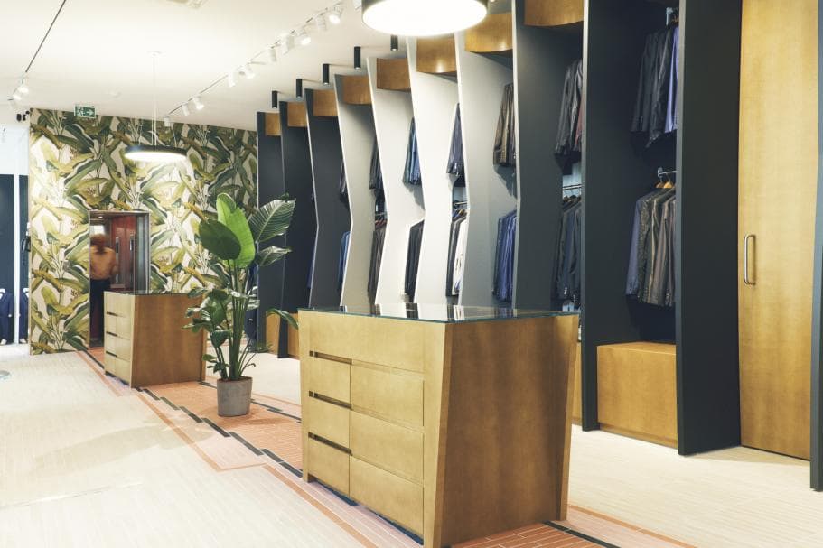 Die neue Hochzeitsabteilung im Geschäftslokal Teller